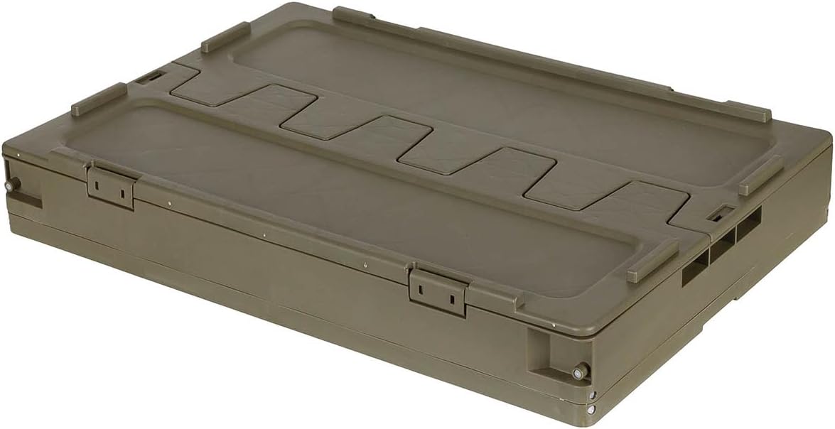 MFH Folding Plastic Box 60 L Olive (60 L)