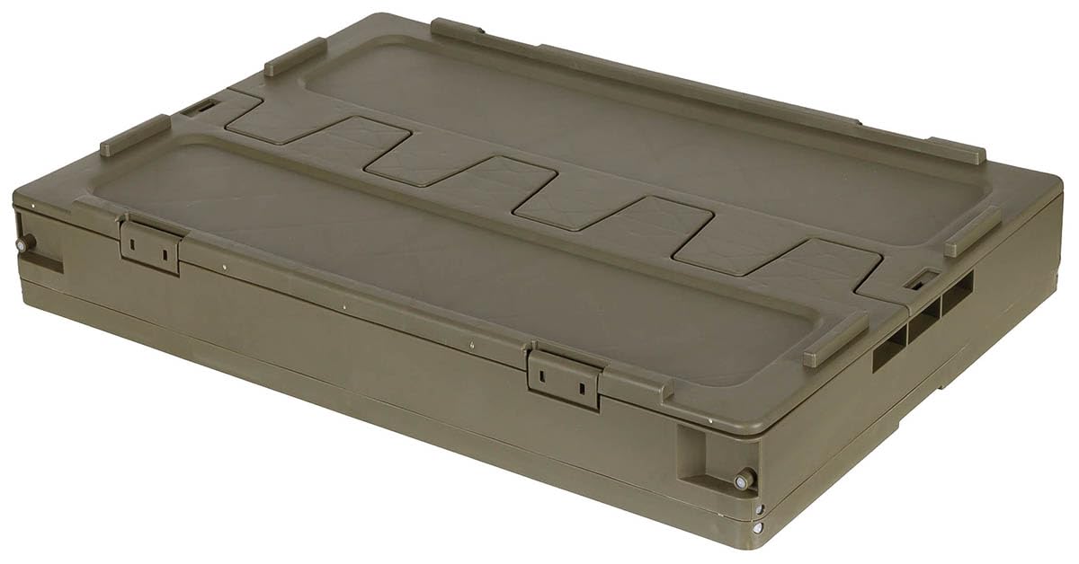 MFH Pudełko z tworzywa sztucznego, składane, 60 l, oliwkowe (60 l)