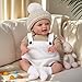 BABESIDE Lifelike Reborn Baby Dolls Dara - 17 Inch Realistic-Newborn Baby Doll Girl Handmade Real Life Baby Dolls with Clothes and Toy Accessories Gift for Kids Age 3+