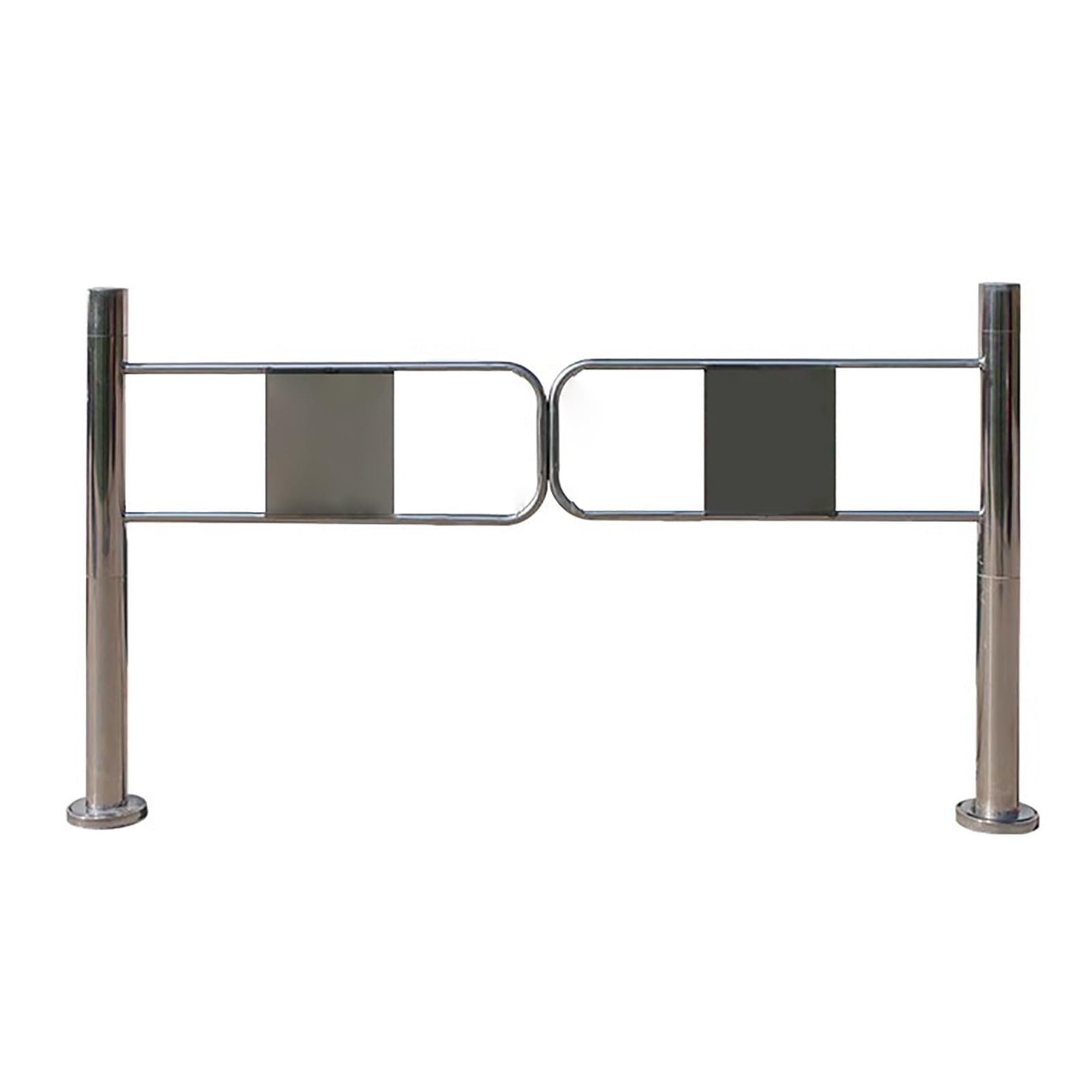 Générique Portillon de sécurité Automatique en Acier Inoxydable pour supermarchés, bibliothèques et magasins – Ferme-Porte à 90° pour entrées de Couloir – Durable et sécurisé (100 × 97 cm)
