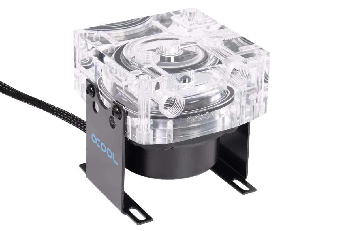 Alphacool 13306 pompa do lodu VPP755 – G1/4 IG z pokrywą na lód D5 – akryl V.3 pompa chłodząca wodą
