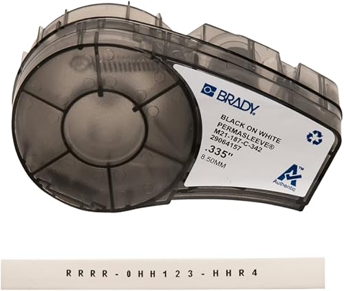 Miniatura 6 de Brady Auténtico (M21-250-C-342-YL) PermaSleeve Tubo termorretráctil para paneles de control y eléctricos, arnés de cables, BlackonYellow-Para