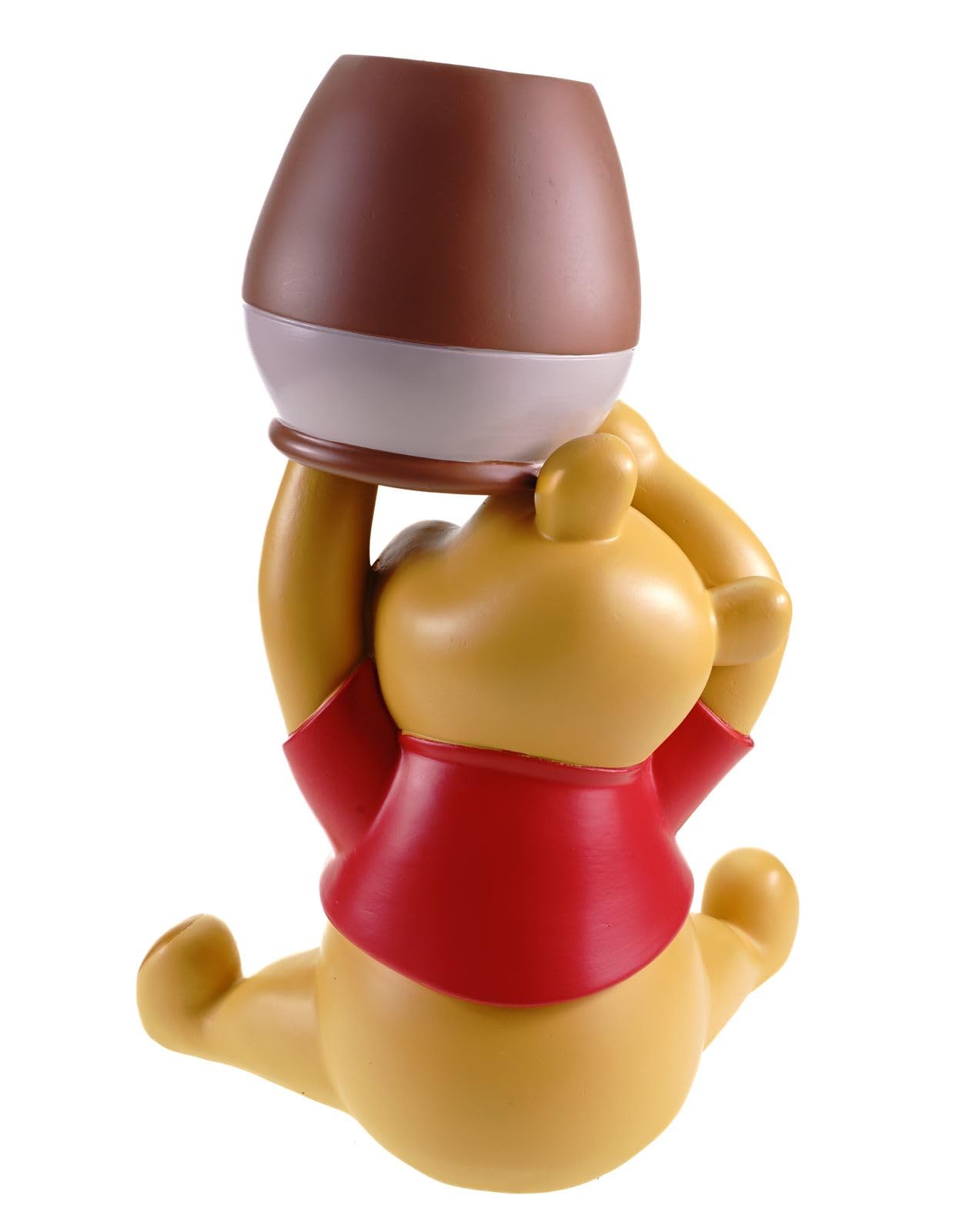 Gartenfigur Winnie Pooh 40 cm Dekorative Polyresin-Figur für Garten und Terrasse - Liebevolle Disney-Deko mit Honigtopf, 41,5 x 30,2 x 18,6 cm - Perfekte Geschenkidee für Disney-Fans