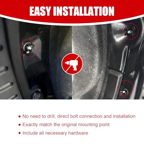 Image of Mudguards for Toyota RAV4 2019-2024 Rear Mud Flaps ABS Rear Splash Guards Mudflaps