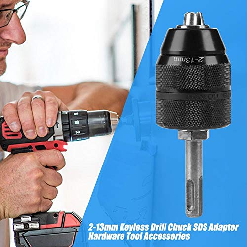 Metal Keyless Tornio Drill Chuck Converter 2-13mm