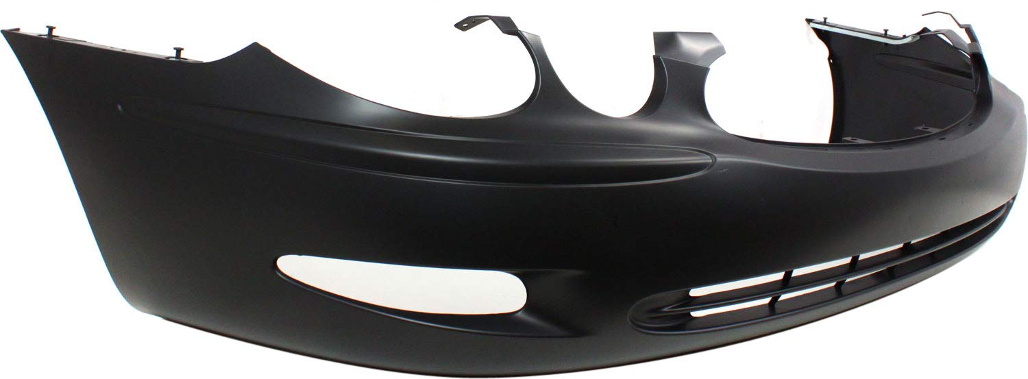 Front Bumper Support For Buick LaCrosse 2005-2007 — OEM #15285497, Fiberglass, Black