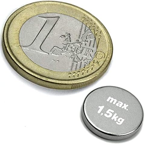 10 Disc Neodymium Magnets Ø 13 x 2mm Cover