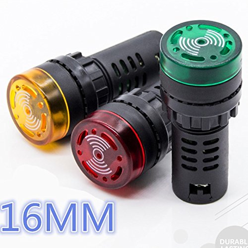 Buy Buyme Panel Mount 16Mm Led Indicator Buzzer 5V 12V 24V 220V Led