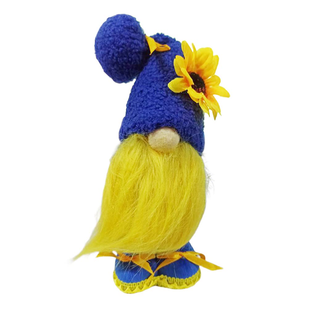 Sunflower Gnomes Decorations, Easter Sunflower Gnome Ukraine Plush Bunny Handmade Stuffed Rabbit Doll Gift Bunny Spring Home Decor Household Peace Ornaments Figurines Table Gnomes Decor Gifts