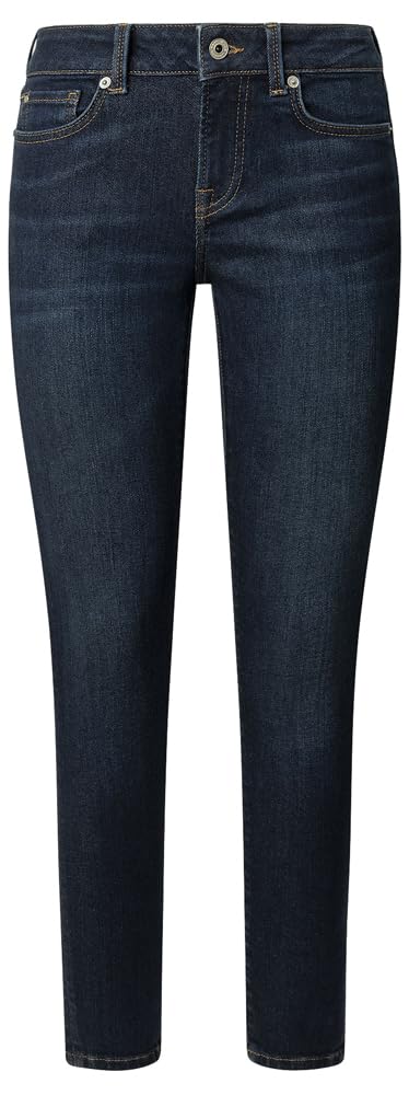 Pepe Jeans Women's Skinny Jeans LW SOHO Jeans, Blue(Denim-6FA), 30W/30L
