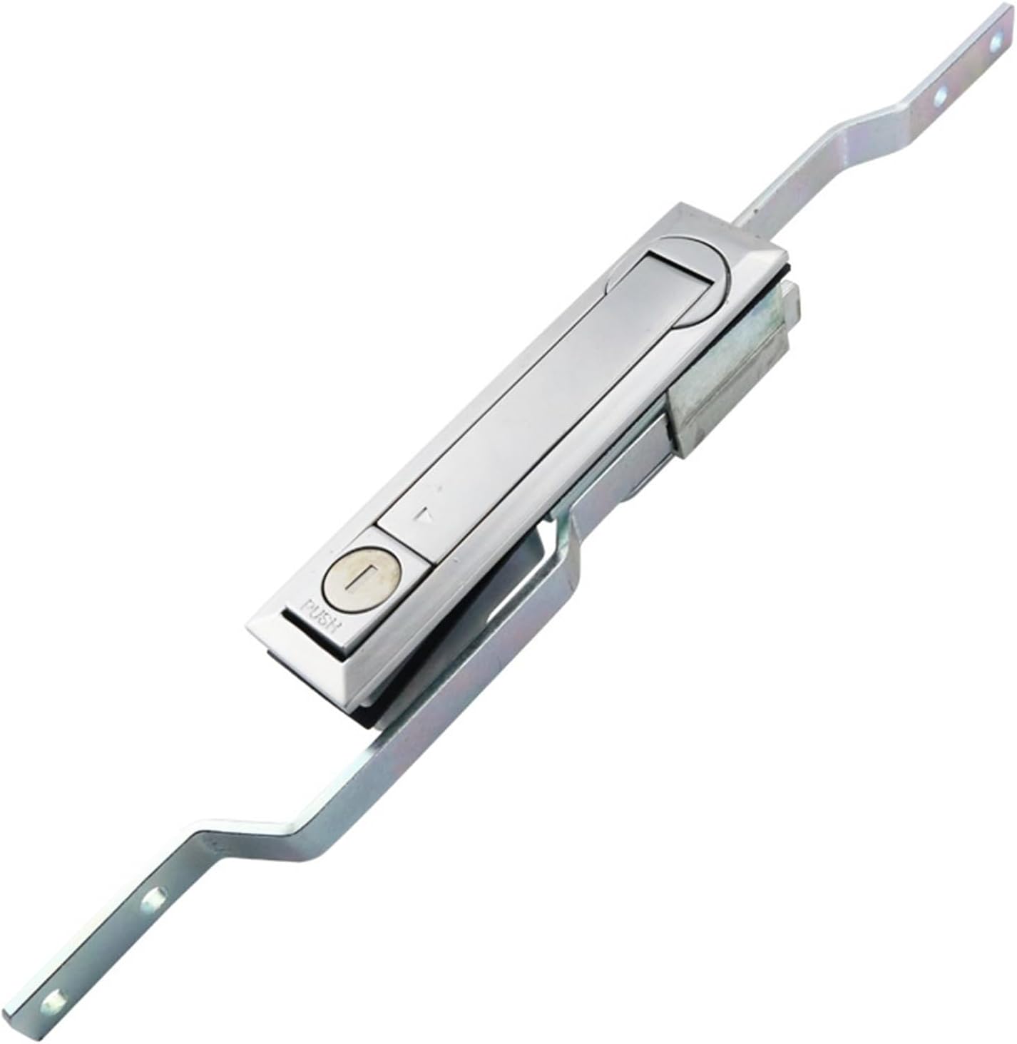 Zinc Alloy Connecting Rod Lock Door Handle Rotary 1Pcs(Matte)