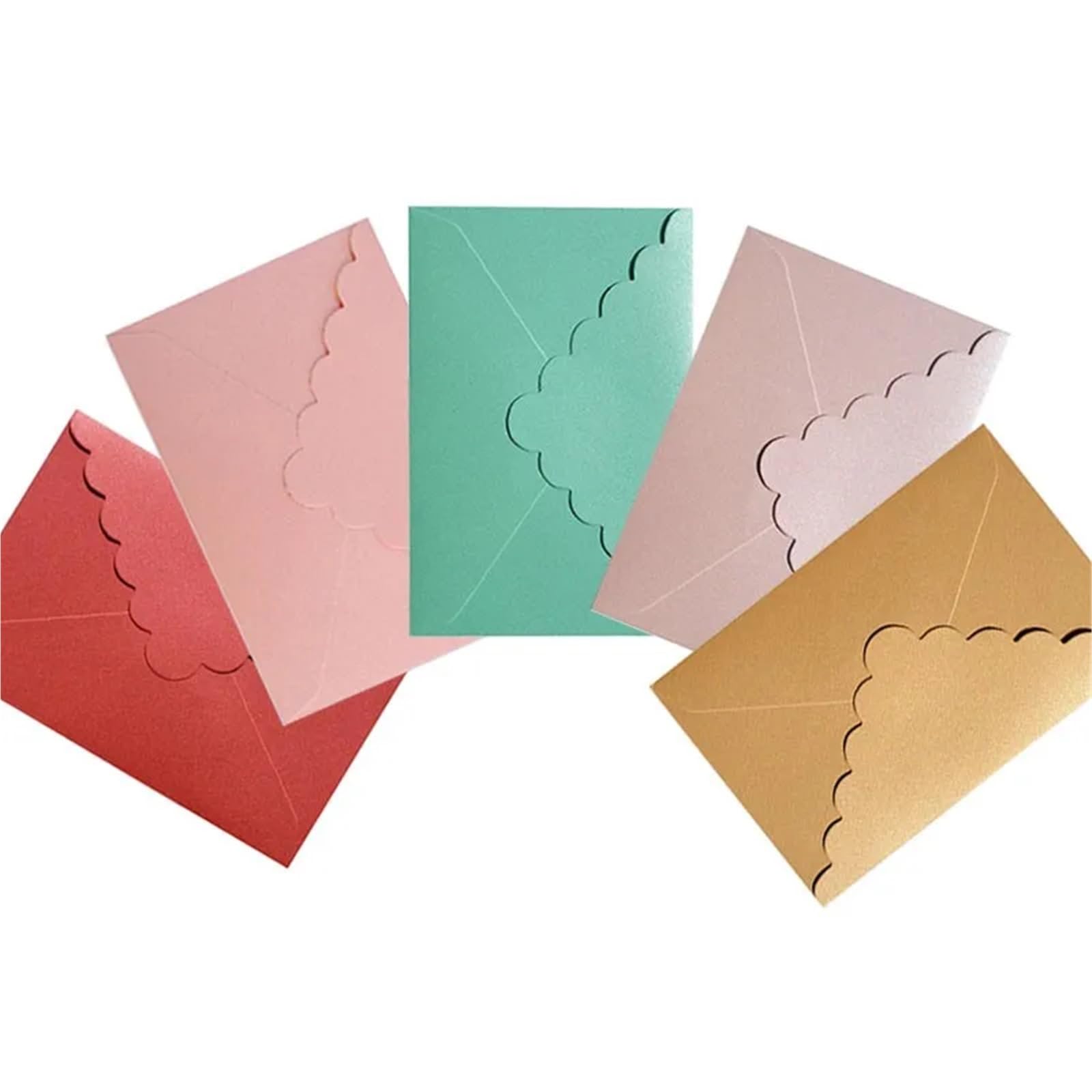 Lot de 80 enveloppes semi-transparentes Glassine - Sacs de collecte pour pièces de monnaie (rose pêche)
