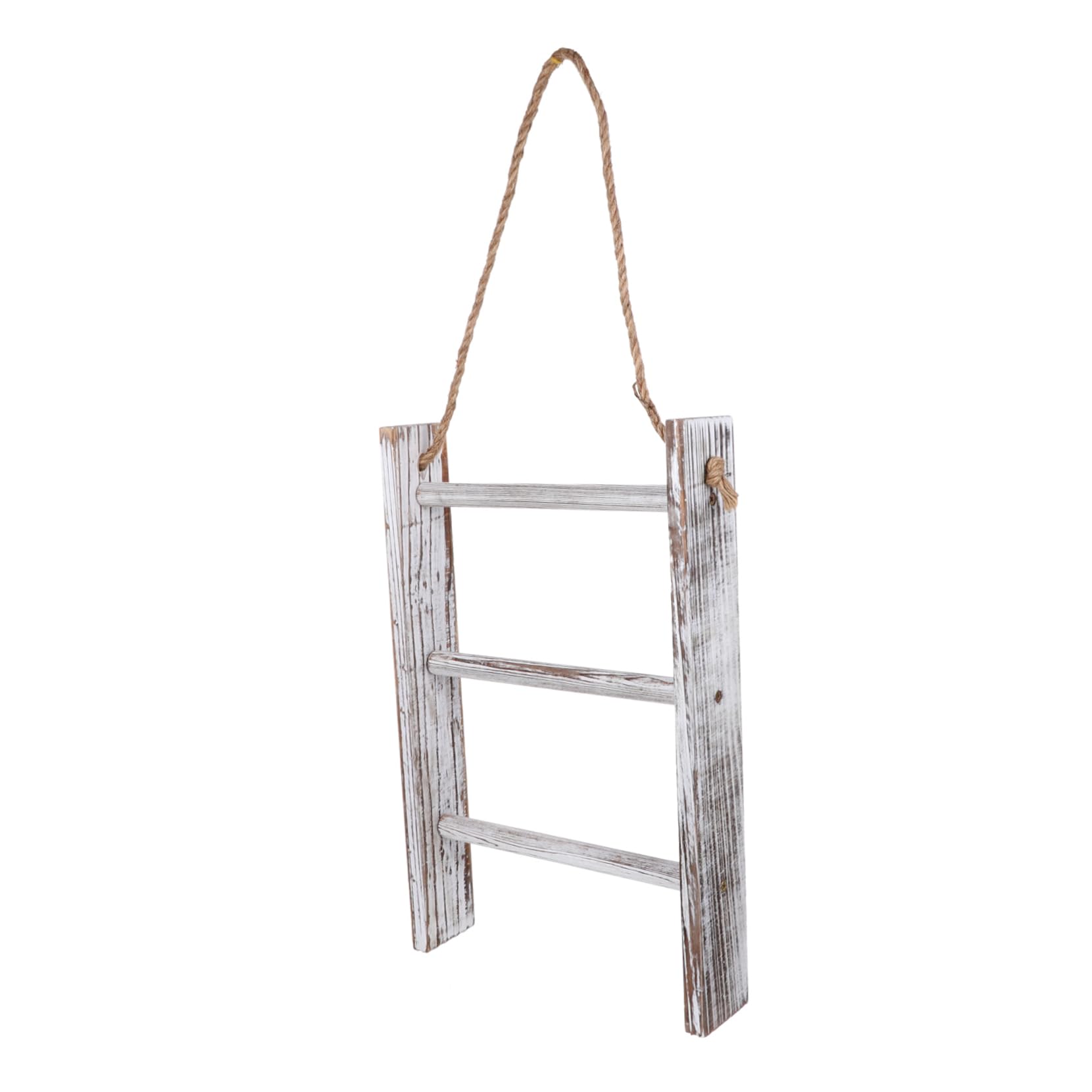 Porte-serviettes mural en bois rustique à 3 niveaux Ciieeo