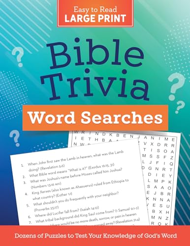 Bible Trivia Word Searches: Dozens of Puzzles to Test Your Knowledge of God's Word