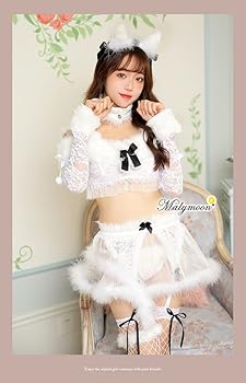 Amazon.co.jp: [Malymoon] ハロウィン ねこ キャット 白猫 黒猫