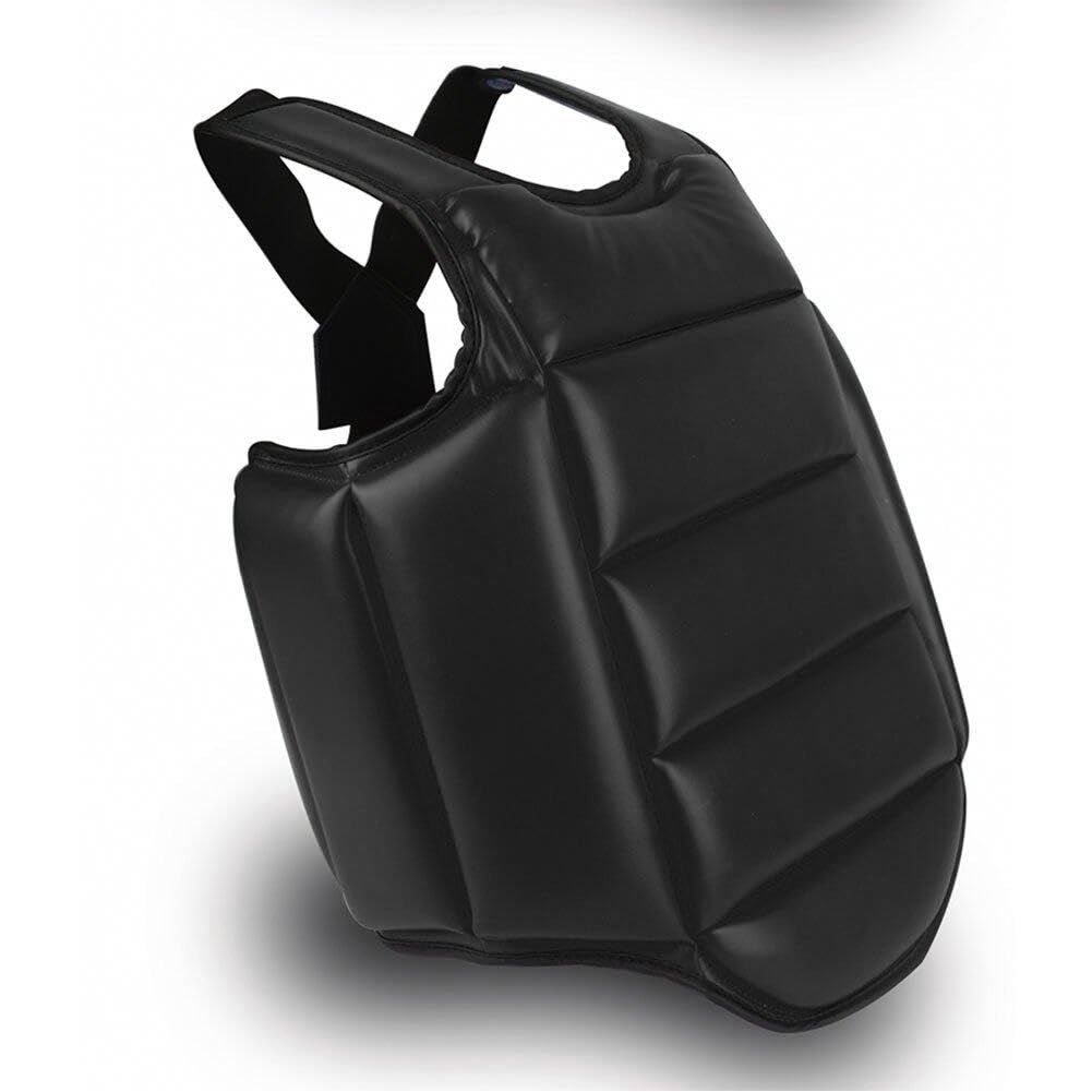 Protector De Pecho De Boxeo Kickboxing Mma Muay Thai Protector Corporal Karate Chaleco Protector De Pecho Escudo De Ataque Ajustable Artes Marciales Almohadilla De Protección De Costillas Superiores