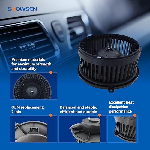 Image of SHOWSEN 700211 Blower Motor Compatible with 06-17 GMC Terrain Chevy Equinox