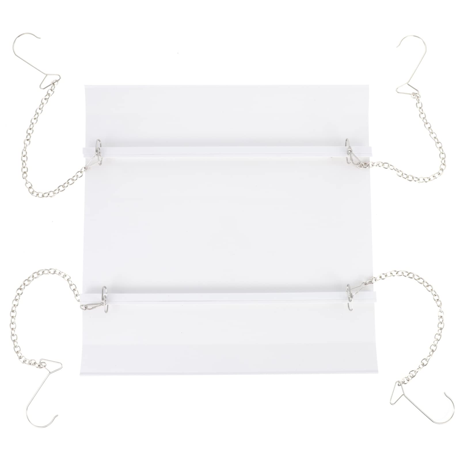 Levemolo Deflettore per Condizionatore Condizionata Bianco in Plastica Acciaio, Anti-soffio Diretto, Resistente e Stabile, per Festa Estiva in Casa