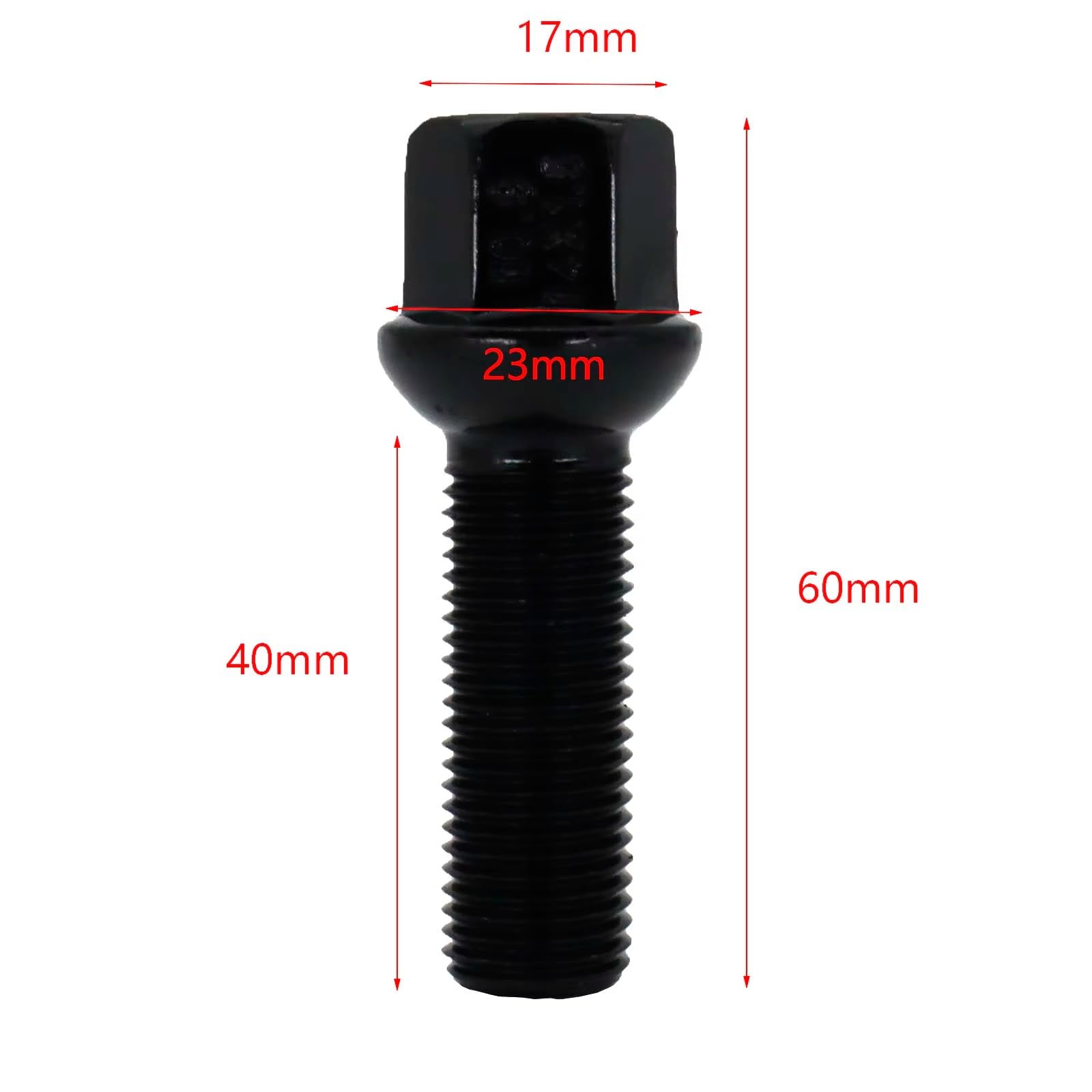 Bulloni Ruota Auto Per A1 A3 A4 A5 5 Bulloni Mozzo M14 × 1,5