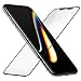 iPhone X Screen Protector,Humixx HD Hard Touch Edge Crystal Clear Tempered Glass Screen Protector Full Coverage for Apple iPhone X 5.8 inches (HD Clear)