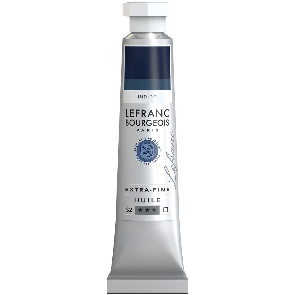Lefranc & Bourgeois Extra Fine Lefranc Oil paints Artist Pigments, oil-based paint, indigo, 20 ml