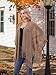Knit Shawl Wrap for Women - Soul Young Ladies Fringe Knitted Poncho Cardigan Cape(One Size,Khaki)