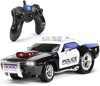 Kidirace RC Remote Control Police Car for Kids, Rechargeable, Durable and Easy to