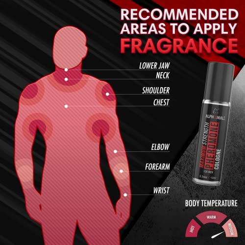 Alphamale Premium Men's Cologne Extra Strength Men Cologne With Potent Human Pheromones To Attract Women - Amplified Maximum Pheromone Cologne For Men With Long-Lasting, Seductive Fragrance 3Mg #TOP5