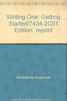 Hardcover Writing One: Getting Started/7434-2C01 Book