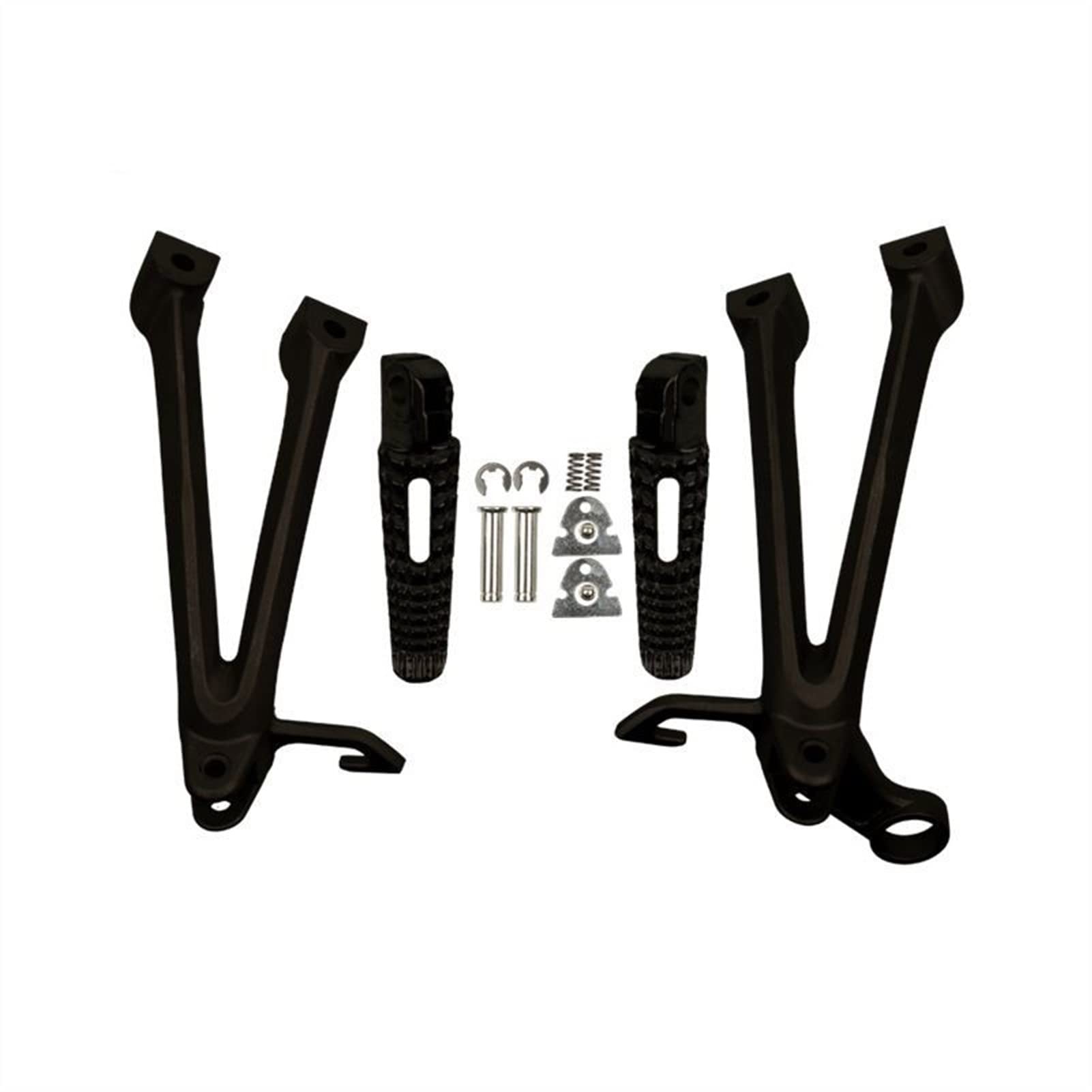 Repose-pieds passager GSXR 600 750 avec support noir pour Suzuki 2008-2010