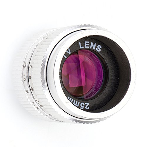 Amazon | (バシュポ) Pixco CCTVレンズ 25mm f/1.4 Cマウントテレビ