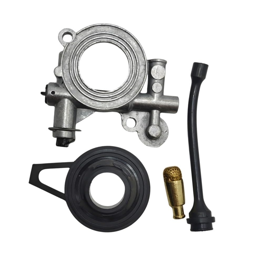 Kit de manguera de aceite y engranaje helicoidal para motosierra 365, 371 y 372