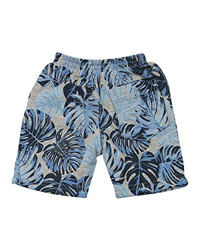 Conjunto Bebê Malha Deep Mescla e Moletinho Aloha - Marinho M