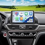 8 Core Android Car Stereo for Honda Accord 10th 2018-2022 with 360°Panoramic Camera 10.1 Inch Touch Screen with CarPlay Android Auto 4G+64G Cooling Fan Weather Forecast UI Design Intelligent Voice