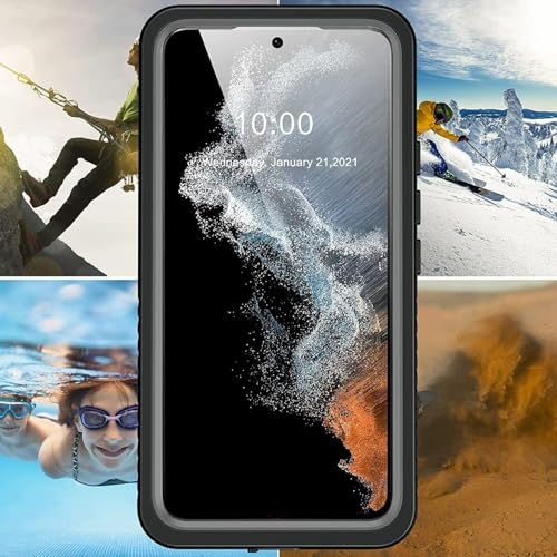 Coque Samsung Note 20 Ultra silicone étanche poignée noir - 3
