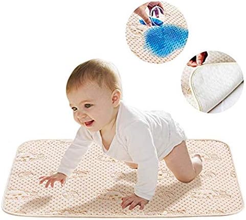 Changing Baby Diaper Pad, Waterproof Pad Baby, Mifiatin Soft Urine Pads Absorbent Blanket Sheet Bed Pads Washable Mattress Change Mat Incontinence Pads for Infant and Adults