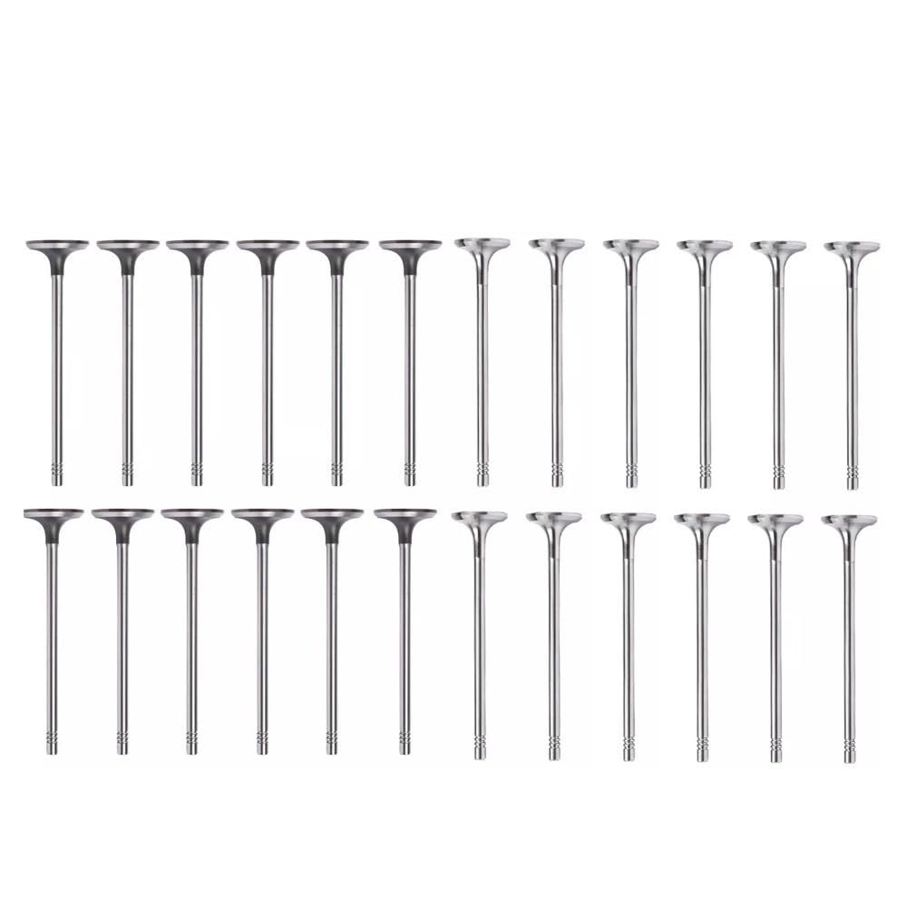 Engine Intake & Exhaust Valve Set 3.7 4.7 L Compatible with Chrysler Dodge Jeep Grand Cherokee Liberty 1500 3.7L 4.7L V6 Gas DOHC 07-17(16PCS 4.7L)