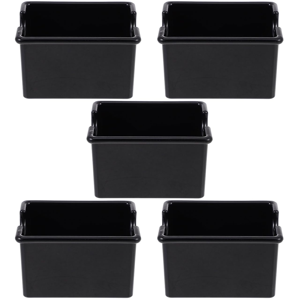 Alipis 5pcs Tea Bag Organizer Acrylic Sugar Bag Holder for Coffee Bar Open Design for Easy Access Countertop Organizer and Snacks