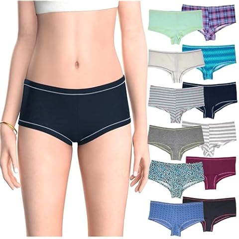 Sexy Basics 12 Pack Cotton Spandex Boyshorts Cover