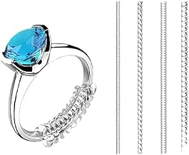 Invisible Ring Size Adjuster for Loose Rings - Ring Sizers, Spacers, or Tighteners - 4 Sizes to Fit Almost Any Ring