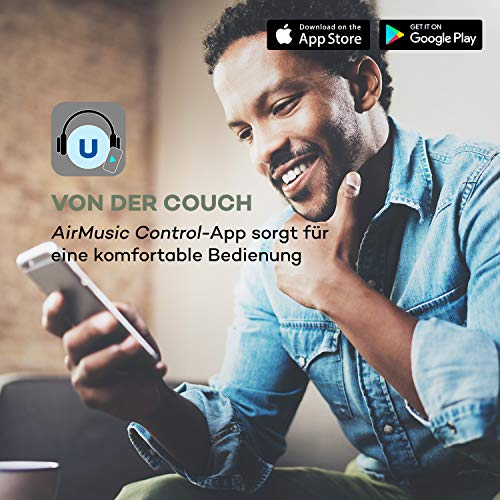 auna IR-260 Internetradio - WLAN Radio mit DAB+ & UKW Tuner, Webradio mit Stereo-Lautsprecher, 2,8" HCC Display, Spotify Connect, BT, USB, UPnP, DLNA, unterstützte Dateiformate: WMA, MP3, weiß – Bild 6