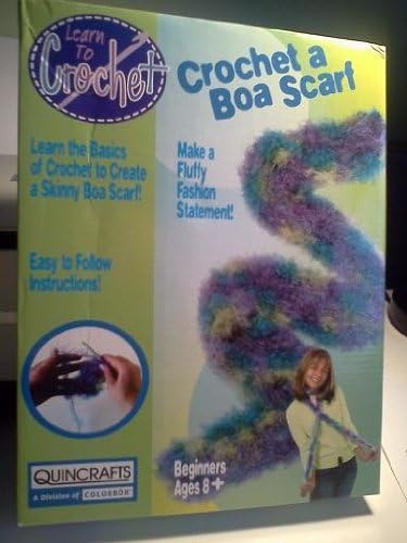 Learn to Crochet a Boa Scarf