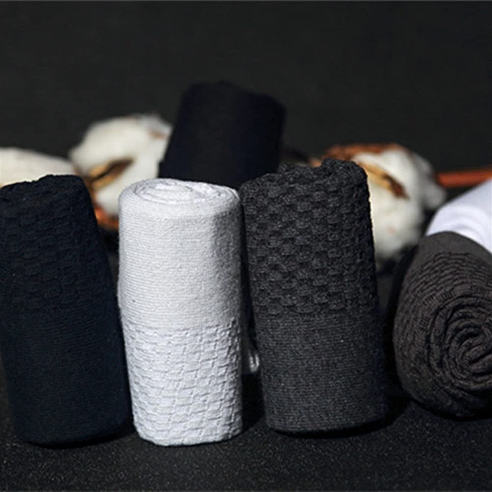 CYTSH Calcetines de los hombres calcetines de algodón de fibra de bambú adecuados para la primavera, verano y otoño fuerte elasticidad calcetín juventud
