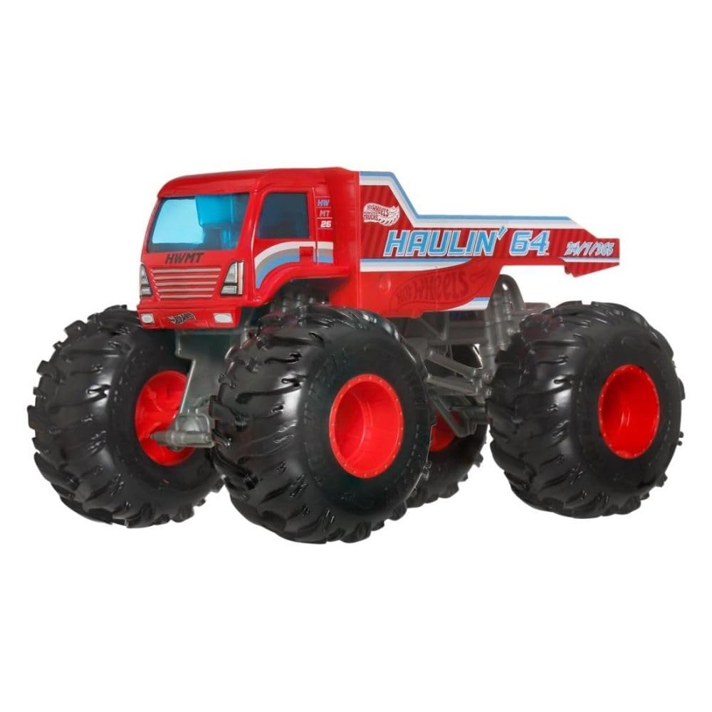 Mattel Hot Wheels Monster Trucks Oversized Haulin' 64 1:24 Age 3 JJB05
