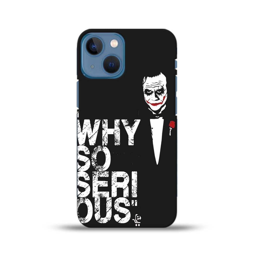 ECFAK Joker Hard Back Cover Compatible for iPhone 13 (Plycarbonate|Multicolor)