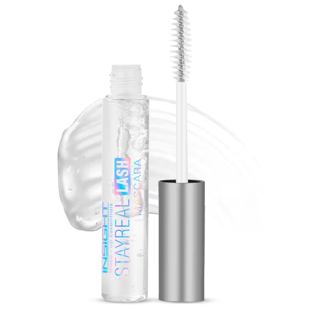 INSIGHT Stay Real Lash Mascara |Transparent|Clear Gel Formula|Natural Look|Sweatproof|For Brows and Eyelashes | For All Skin Types -10 g INSIGHT Stay Real Lash Mascara |Transparent|Clear Gel Formula|Natural Look|Sweatproof|For Brows and Eyelashes | For All Skin Types -10 g