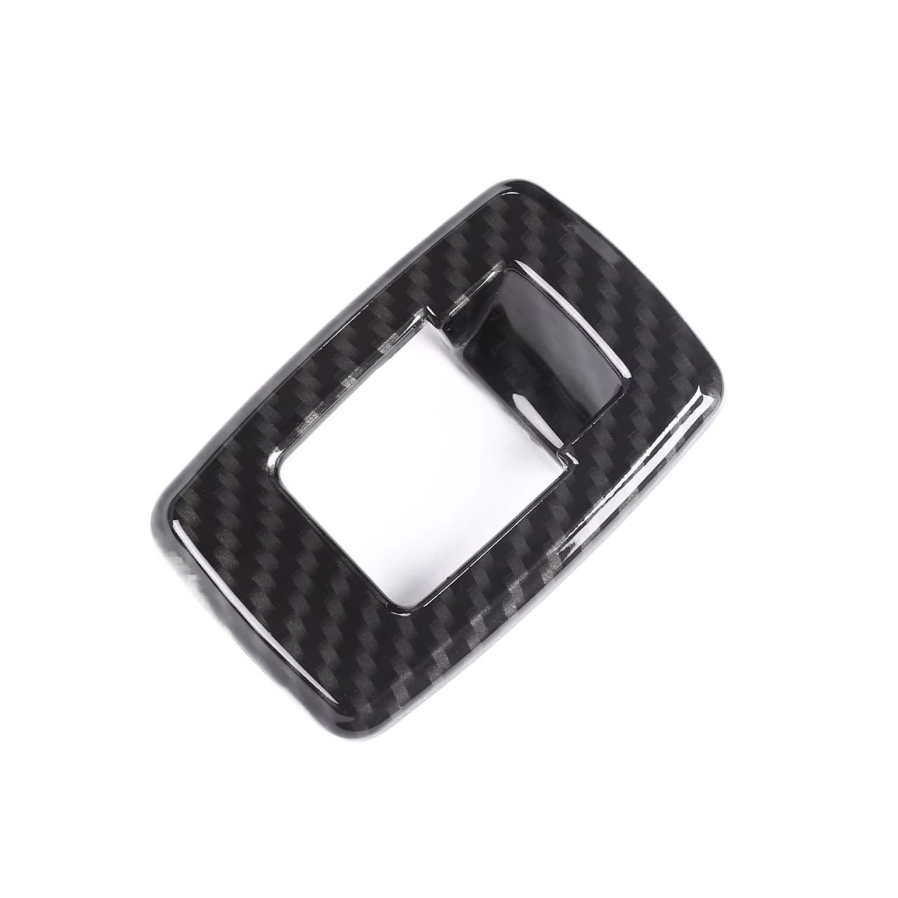 Car Interior Moulding Trim for BMW IX1 X1 X2 F47 F48 U10 U11 Car Tailgate Switch Frame Button Cover Sticker Interior Accessories(Carbon Fiber)