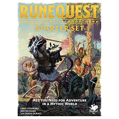 Chaosium | RuneQuest: Starter Set | Roleplaying Game | Ages 16+ | 2-7 Players | 2 Hours Playing Time