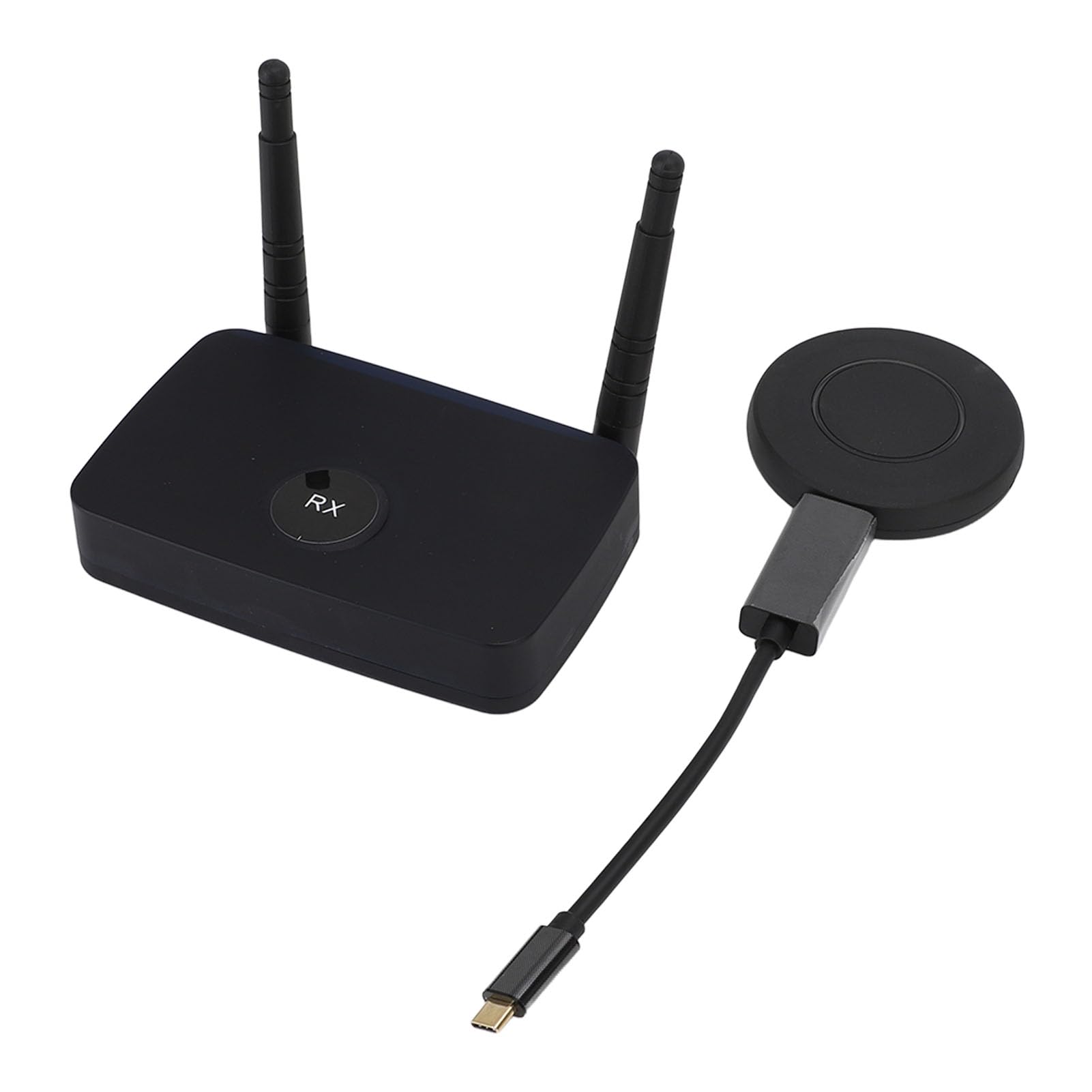 Wireless HD Display Interfaccia Extender Kit Trasmettitore, 1080p HD Display Interfaccia Wireless Trasmettitore e Ricevitore per TV Display LED, Gamma 100M (Spina europea)