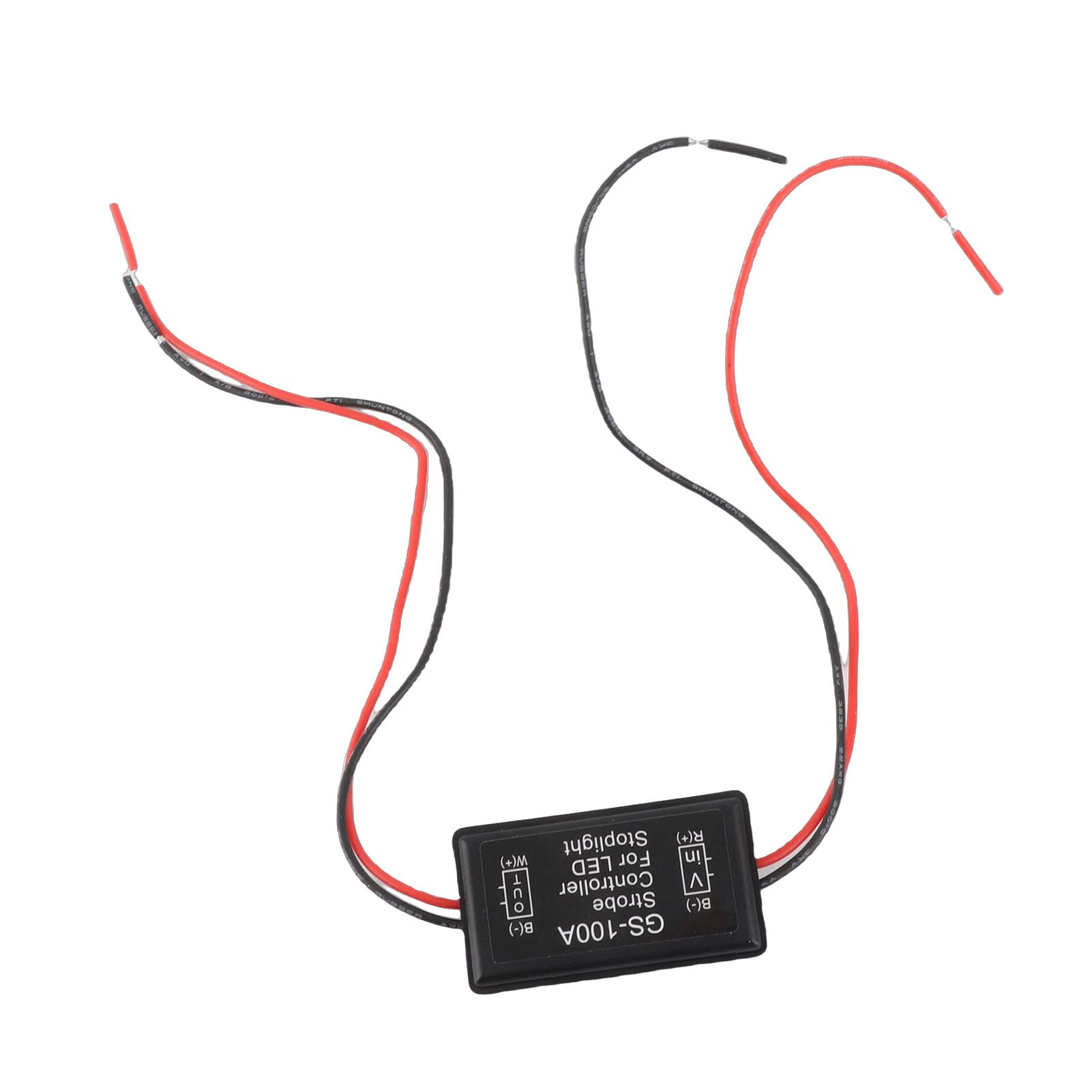 GS 100A LED-Blitzsteuermodul, Strobe-Controller für Bremslichter, 12V 24VDC Blitzmodul mit 3 Blitzmodi, Ideal für Autos und Motorräder